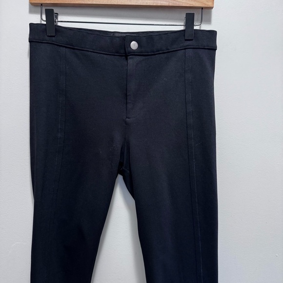 J Crew Pixie Skinny Pants Black Ponte Pants Size 4 - Picture 2 of 9